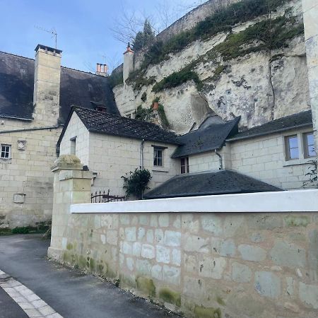 L'Escale Troglo Au Bord De La Loire Villa Souzay-Champigny Eksteriør billede