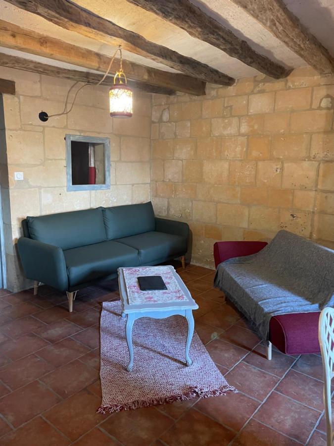 L'Escale Troglo Au Bord De La Loire Villa Souzay-Champigny Eksteriør billede