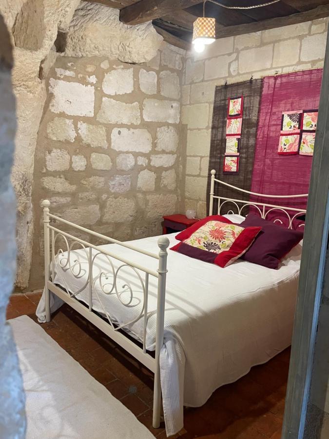 L'Escale Troglo Au Bord De La Loire Villa Souzay-Champigny Eksteriør billede