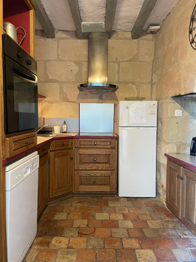 L'Escale Troglo Au Bord De La Loire Villa Souzay-Champigny Eksteriør billede