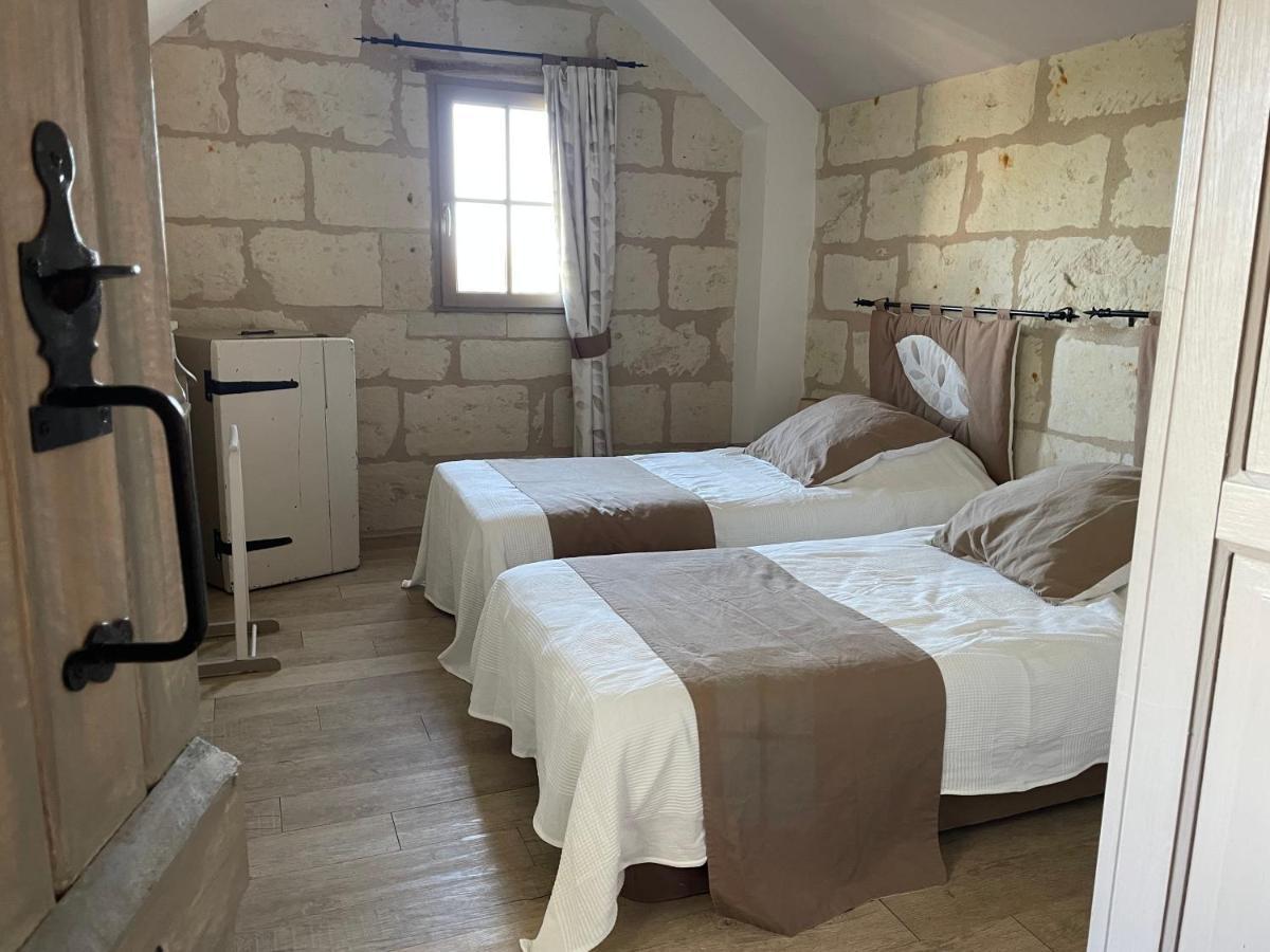 L'Escale Troglo Au Bord De La Loire Villa Souzay-Champigny Eksteriør billede