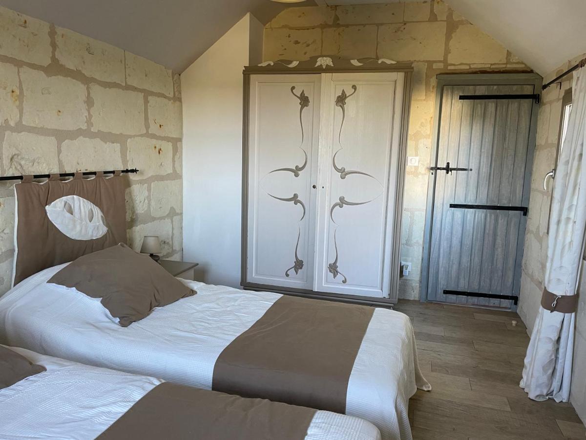 L'Escale Troglo Au Bord De La Loire Villa Souzay-Champigny Eksteriør billede