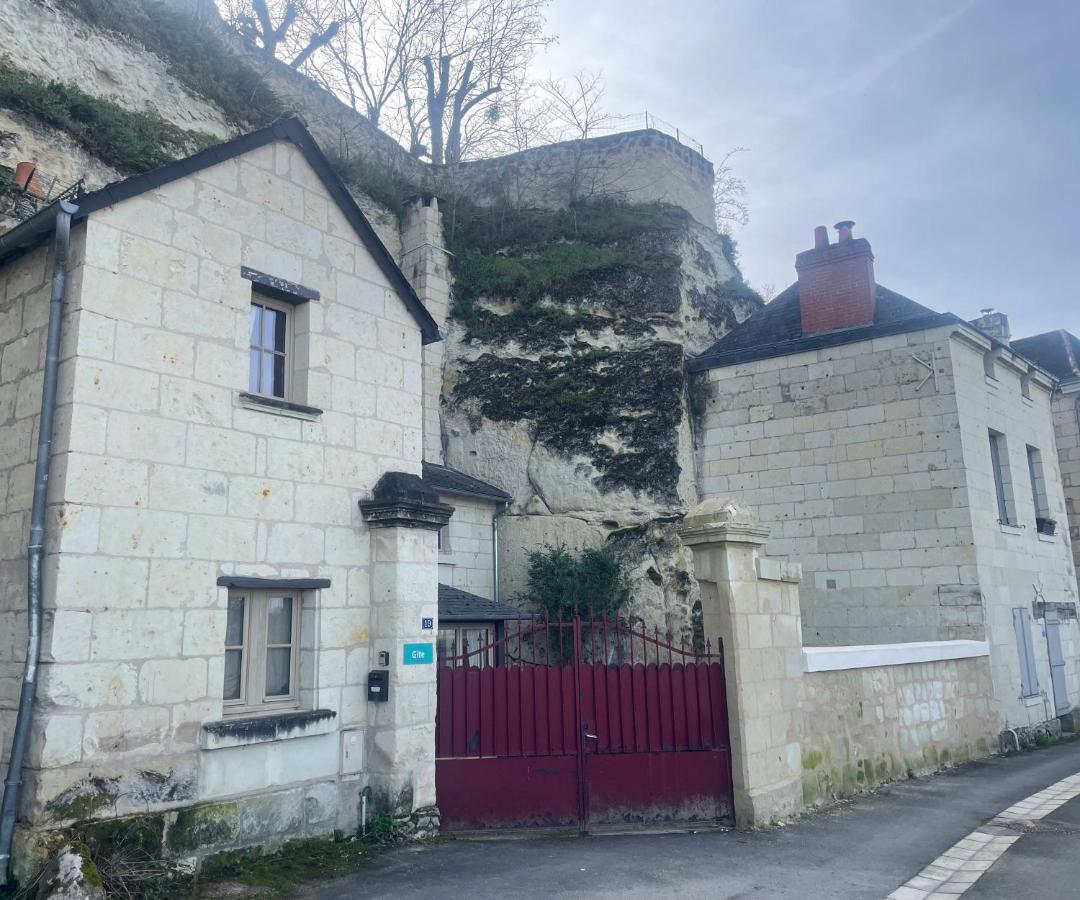 L'Escale Troglo Au Bord De La Loire Villa Souzay-Champigny Eksteriør billede