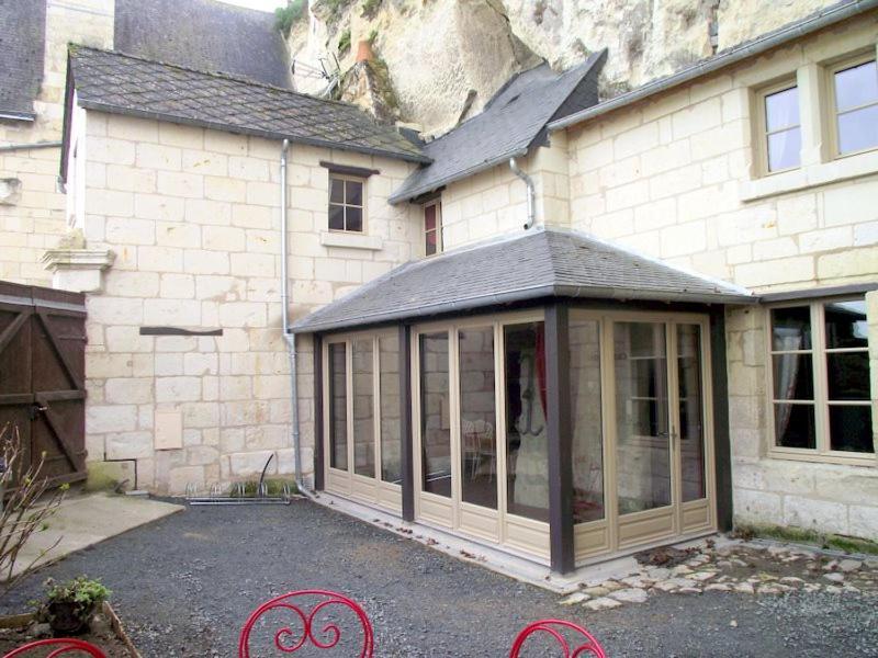 L'Escale Troglo Au Bord De La Loire Villa Souzay-Champigny Eksteriør billede